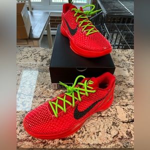 Men’s Nike Zoom Kobe 6 Protro Low 'Reverse Grinch' Size 15 FV4921-600
